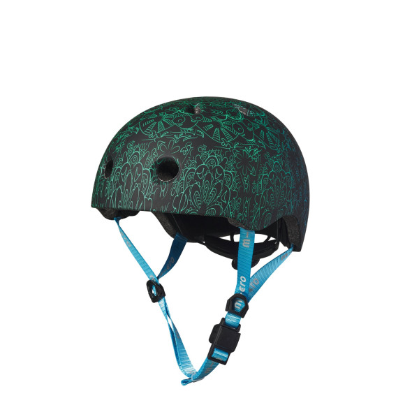 Micro Mandala Helmet | Green - Blue