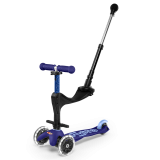 Mini Micro 3in1 Deluxe Plus LED Scooter | Blue