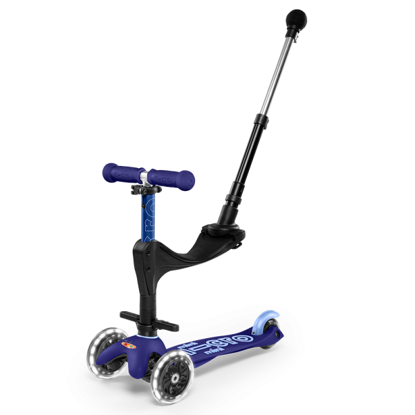 Mini Micro 3in1 Deluxe Plus LED Scooter | Blue