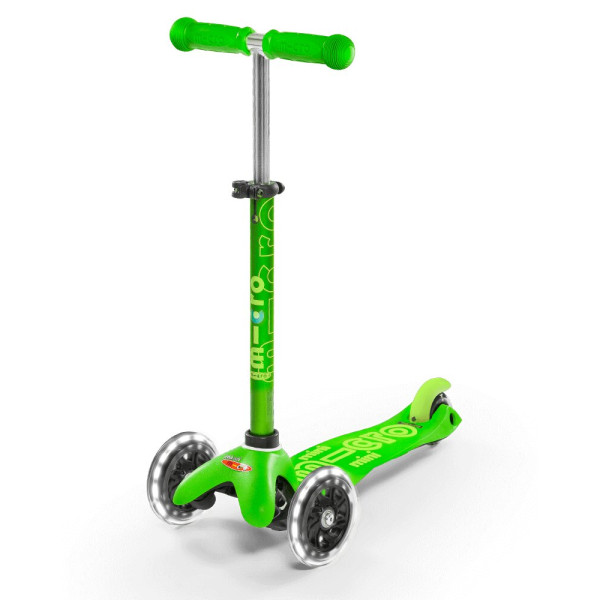 Mini Micro Deluxe LED Scooter | Green