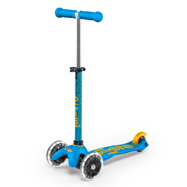 Mini Micro Deluxe LED Scooter | Ocean Blue