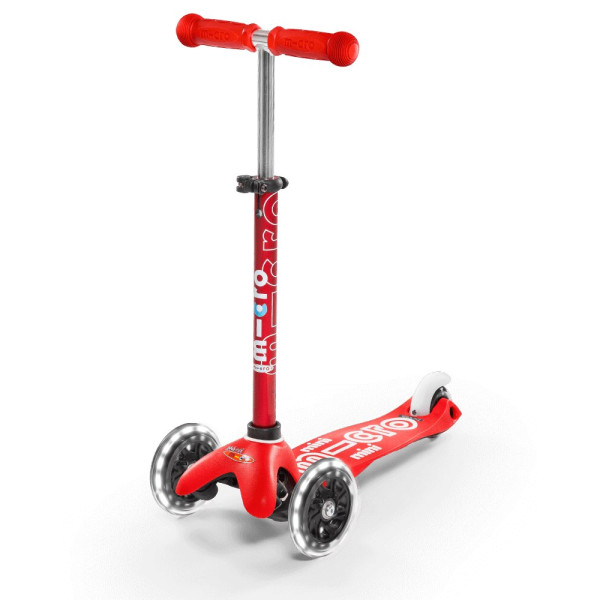 Mini Micro Deluxe LED Scooter | Red