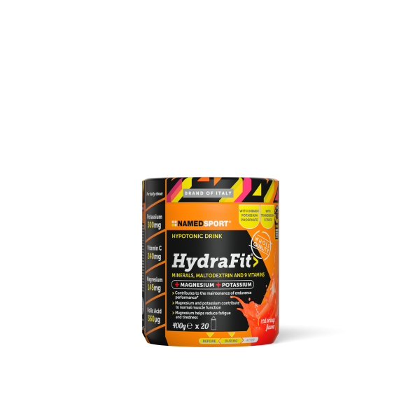 NamedSport Hydrafit elektrolitų gėrimas | 400 g | Red Orange