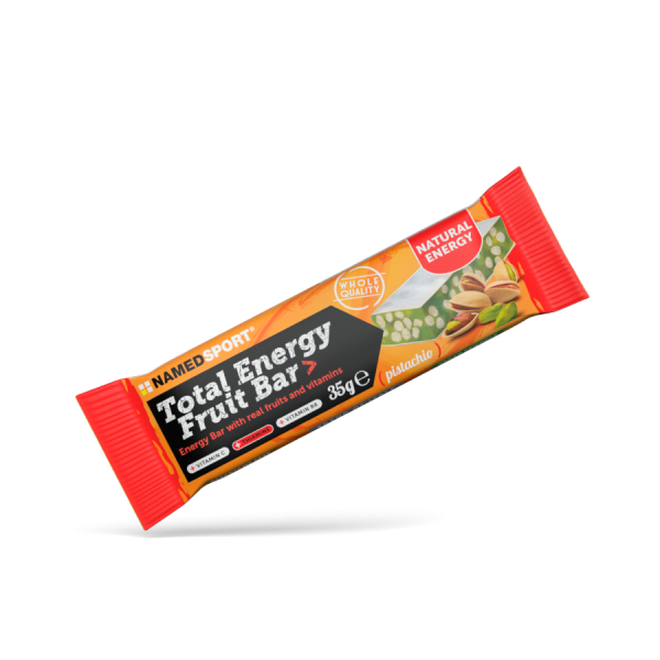 NamedSport Total Energy Fruit Pistachio Energy Bar, 35 g 