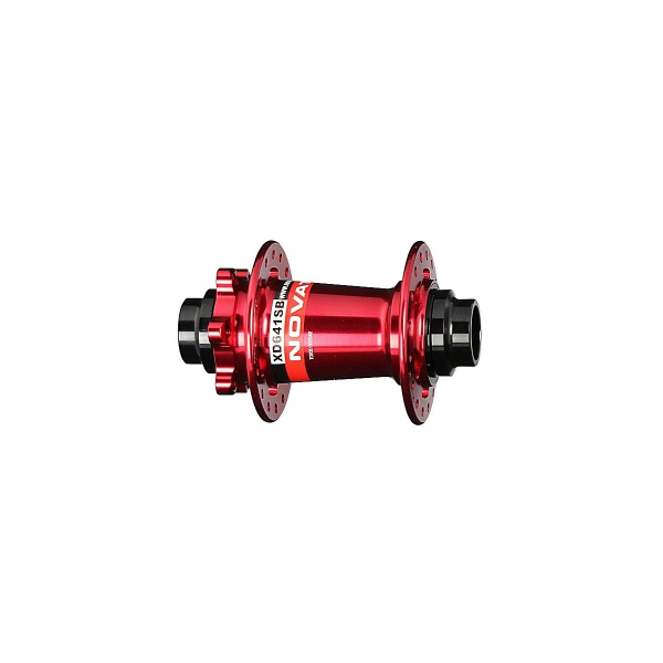 Novatec XD641SB/A-15 priekinio rato stebulė | 6-Bolt | 15x100 mm | Red