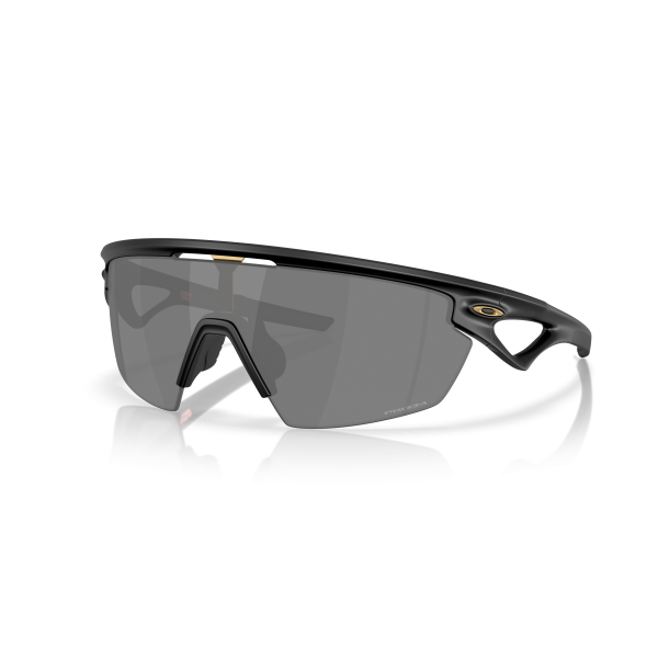 Oakley Sphaera akiniai | Matte Black - Prizm Black - Gold Logo