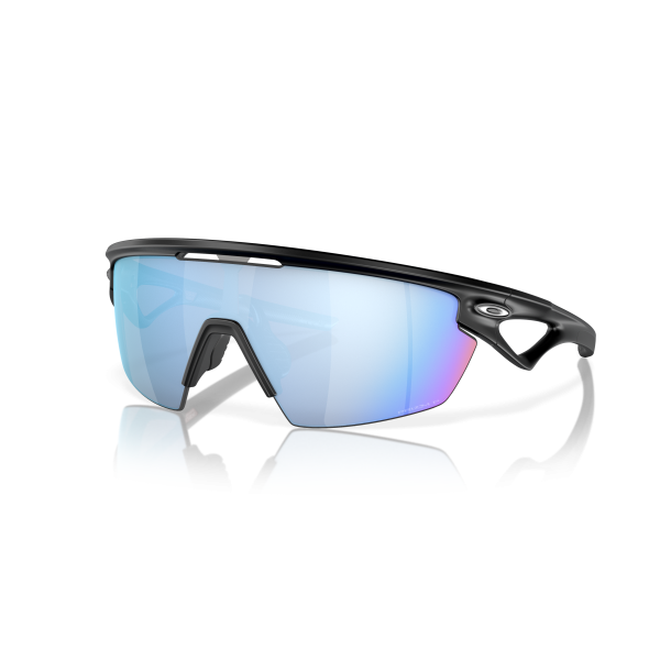 Oakley Sphaera Sunglasses | Matte Black - Prizm Deep Water Polarised