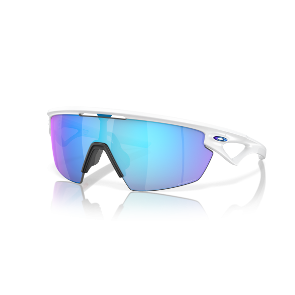 Oakley Sphaera Sunglasses | Matte White - Prizm Sapphire Polarized