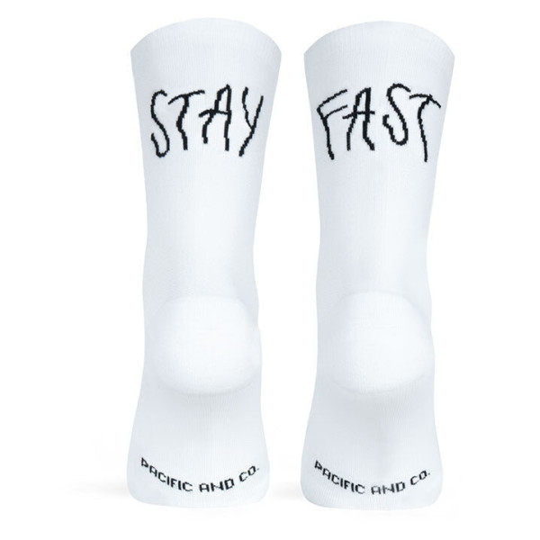 Pacific STAY FAST Socks | White