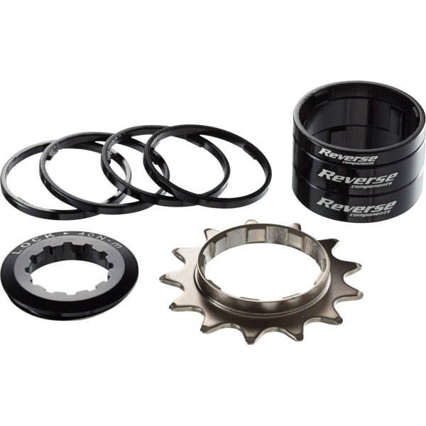 Reverse Components Single Speed konvertavimo rinkinys | Shimano HG | Black