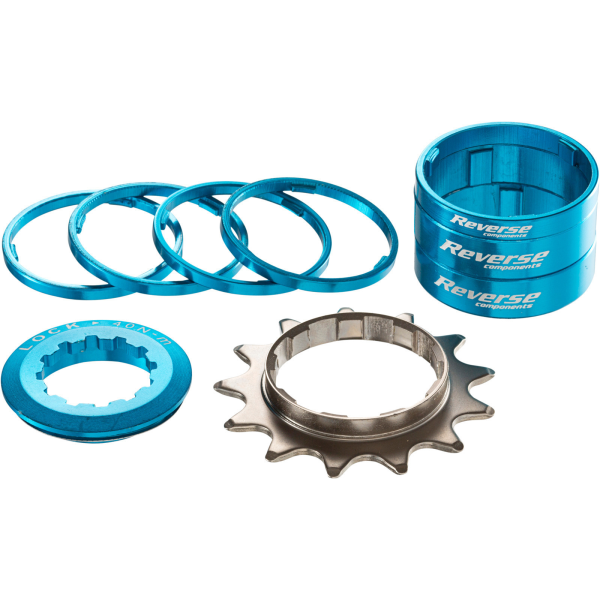 Reverse Components Single Speed konvertavimo rinkinys | Shimano HG | Sky Blue