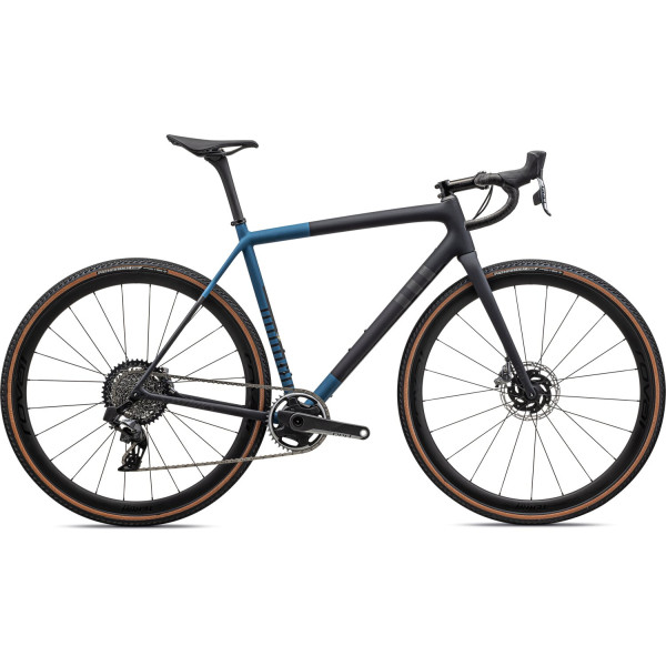 S-Works Crux Gravel dviratis | Satin Metallic Dark Navy - Mystic Blue