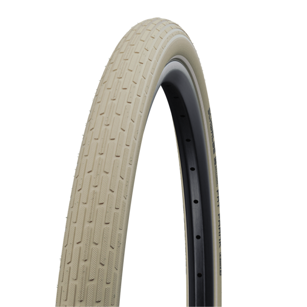 Schwalbe Fat Frank Active K-Guard 26" SBC Tire | Creme Reflex 