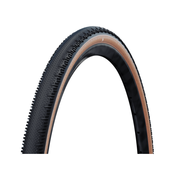 Schwalbe G-One RS PRO Super Race Evolution Line TLR 28" Addix Race sulankstoma padanga | Transparent Sidewall