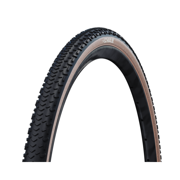 Schwalbe G-One RX Pro Super Race V-Guard TLR 28x1.50 Addix Race sulankstoma padanga | Transparent Sidewall