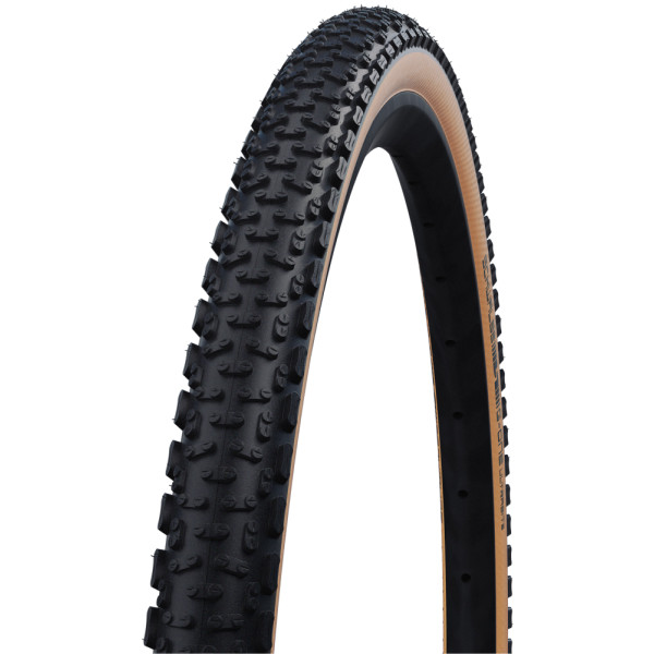 Schwalbe G-One Ultrabite Performance Line Addix RaceGuard Tubeless 28" Folding Tire | Bronze Sidewall