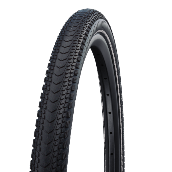 Schwalbe Marathon Almotion Evo MicroSkin 28" Addix E-25 Reflex Folding Tire | Black