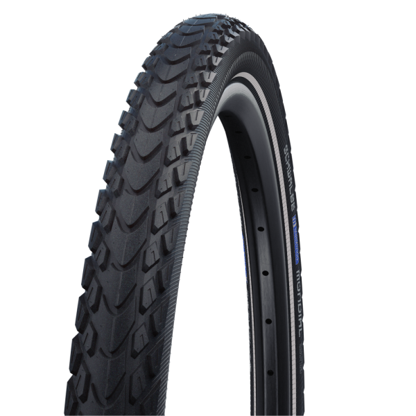 Schwalbe Marathon Mondial Evo DD V-Guard 26" Addix E-25 Reflex Folding Tire | Black