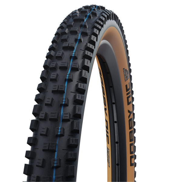 Schwalbe Nobby Nic Evo Super Race TLE 29" Addix SpeedGrip E-50 sulankstoma padanga | Transparent Sidewall