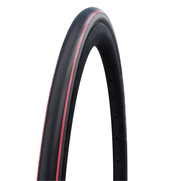 Schwalbe One Performance RaceGuard 28" Addix Folding Tire | Red Stripes