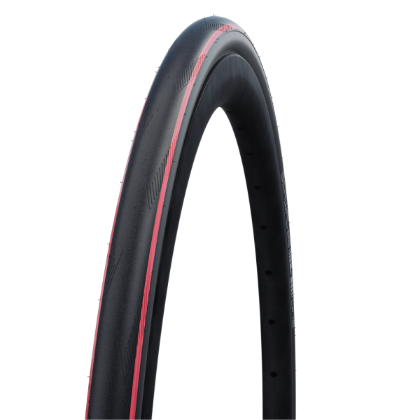 Schwalbe One Performance RaceGuard 28" Addix sulankstoma padanga | Red Stripes