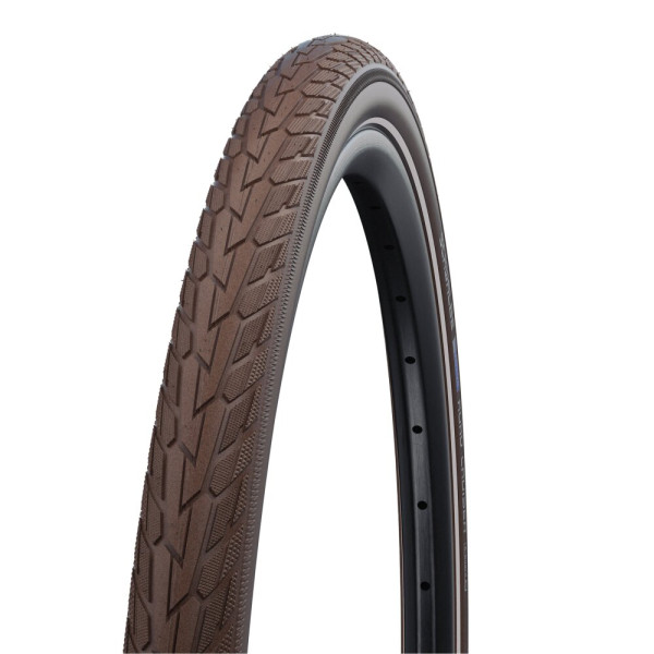 Schwalbe Road Cruiser Active K-Guard 28" SBC Reflex Wire Tire | Brown Reflex