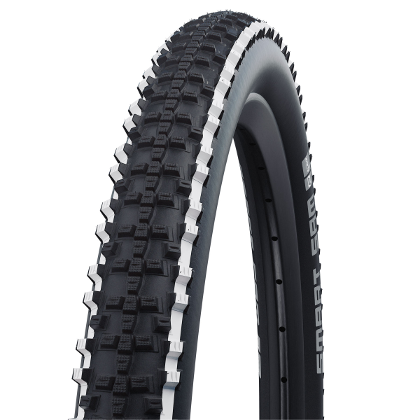 Schwalbe Smart Sam Performance 26" Addix Wire Tire | White Stripes