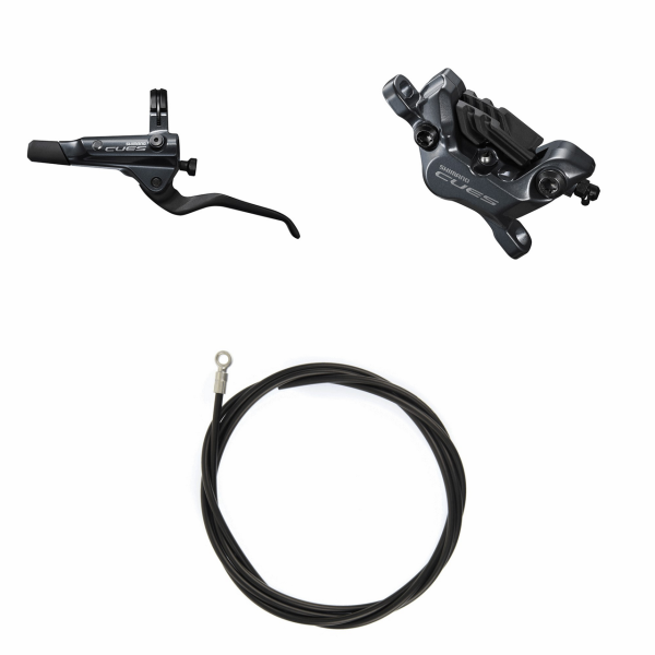 Shimano CUES BL-U8000 hidraulinių diskinių stabdžių rankenėlė su BR-U8020 suportu | Left | Front