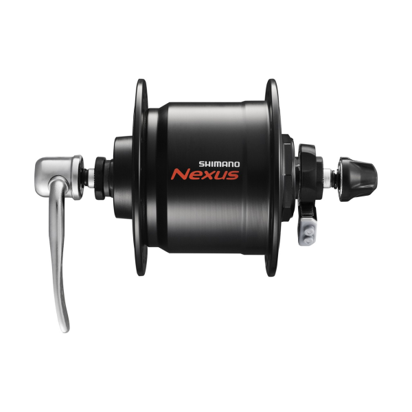 Shimano Nexus DH-C3000-2N-QR priekinė rato stebulė su integruotu generatoriumi | 16-28" | 100x108 mm