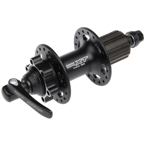 Shimano XT FH-M756 galinio rato stebulė | 6-Bolt | QR 9x135 mm | 8/9/10/11-speed