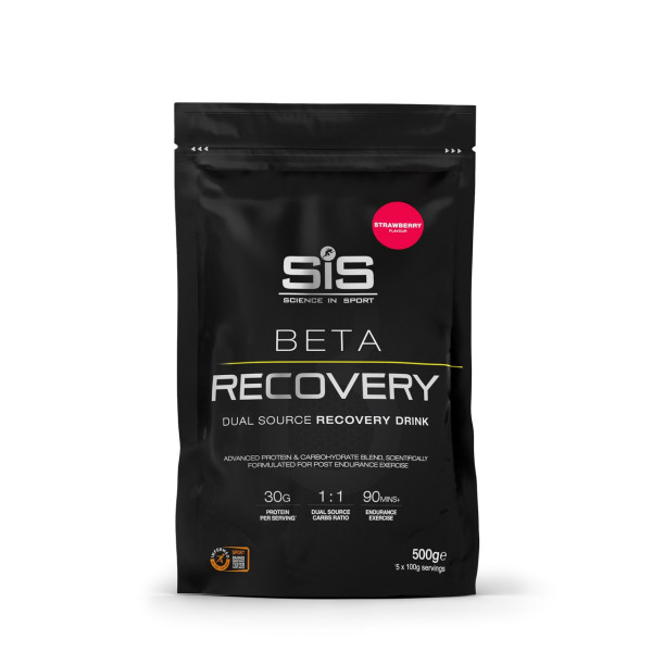 SIS Beta Fuel Recovery gėrimas | 500g | Strawberry