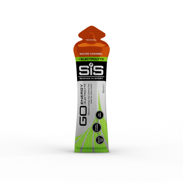 SIS Go Energy + Electrolyte Energy Gel | 60ml | Salted Caramel