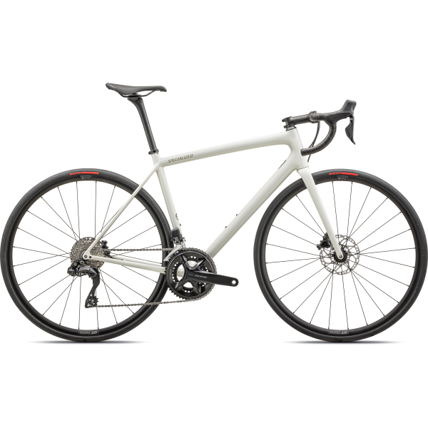 Specialized Aethos Comp - Shimano 105 Di2 plento dviratis | Gloss Dune White Spruce