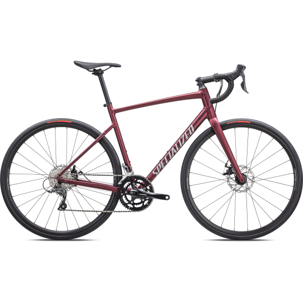 Specialized Allez plento dviratis | Satin Maroon - Silver Dust