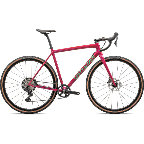 Specialized Crux Comp Gravel dviratis | Gloss Vivid Pink