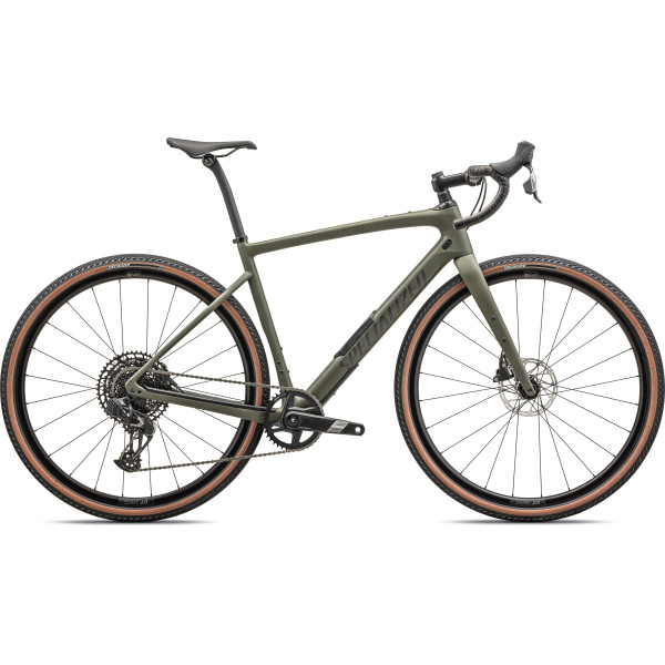 Specialized Diverge Comp Carbon Gravel dviratis | Satin Oak Green