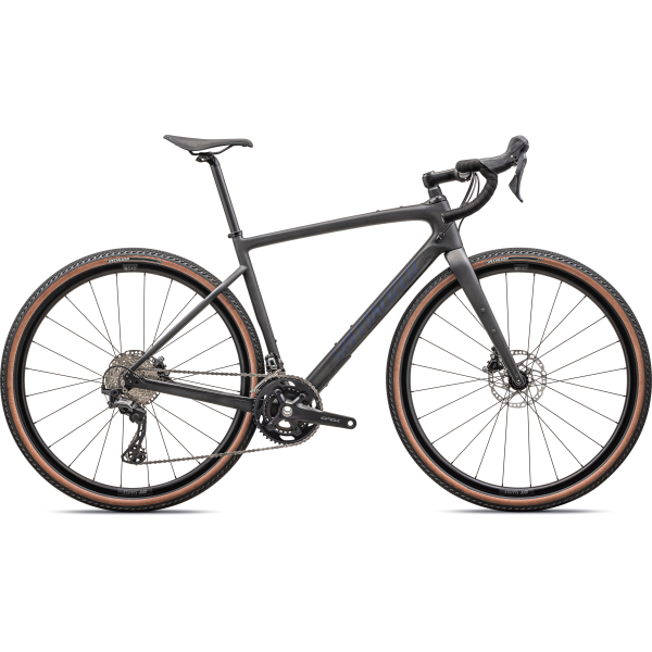 Specialized Diverge Sport Carbon Gravel dviratis | Satin Carbon - Blue Onyx