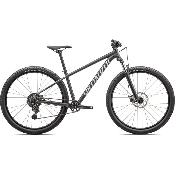 Specialized Rockhopper Sport 27.5" Mountain Bike | Satin Black Liquid Metal - White