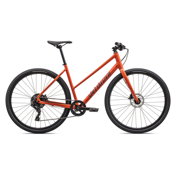 Specialized Sirrus X 2.0 Step-Through fitness dviratis | Gloss Cactus Bloom