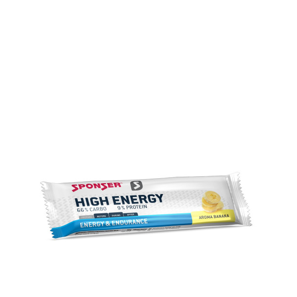 Sponser High Energy energetinis batonėlis | 45g | Banana