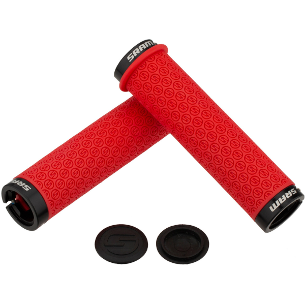 SRAM Locking Silicone Grips | 130 mm | Red