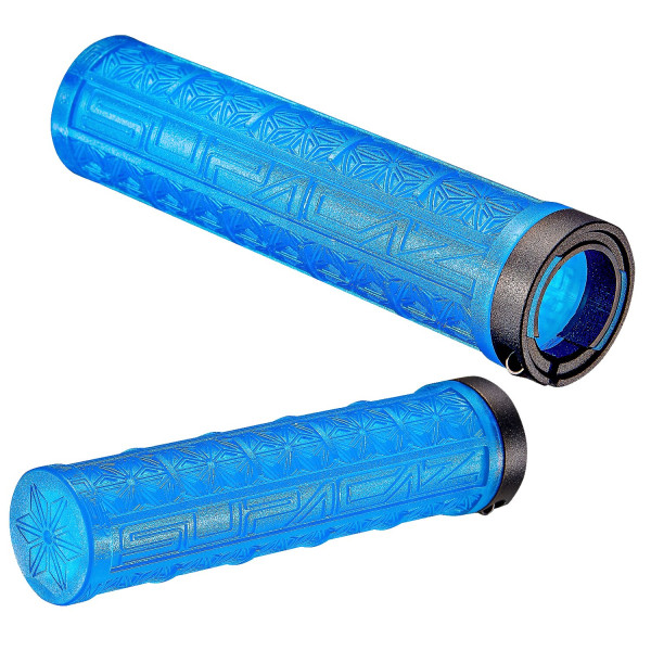 Supacaz Grizips Grips | Neon Blue