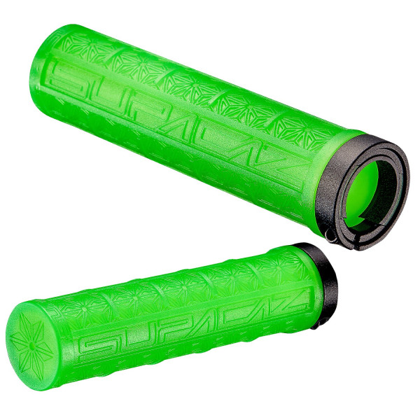 Supacaz Grizips Grips | Neon Green